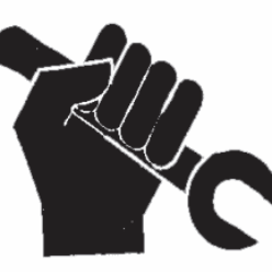 Fist with wrench
